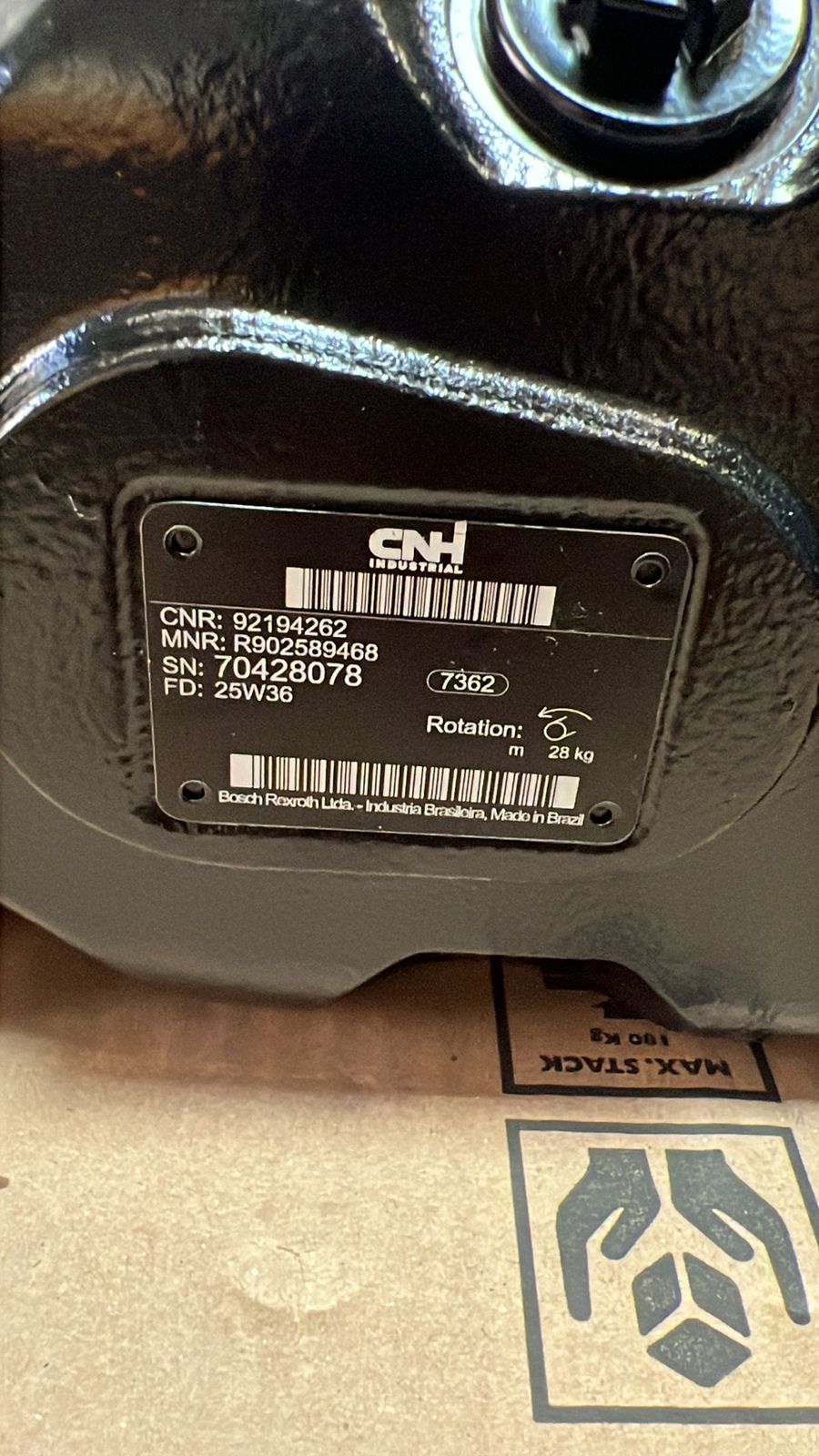 92194262 / R902589468 BOMBA HIDRAULICA COLHEDORA DE CANA