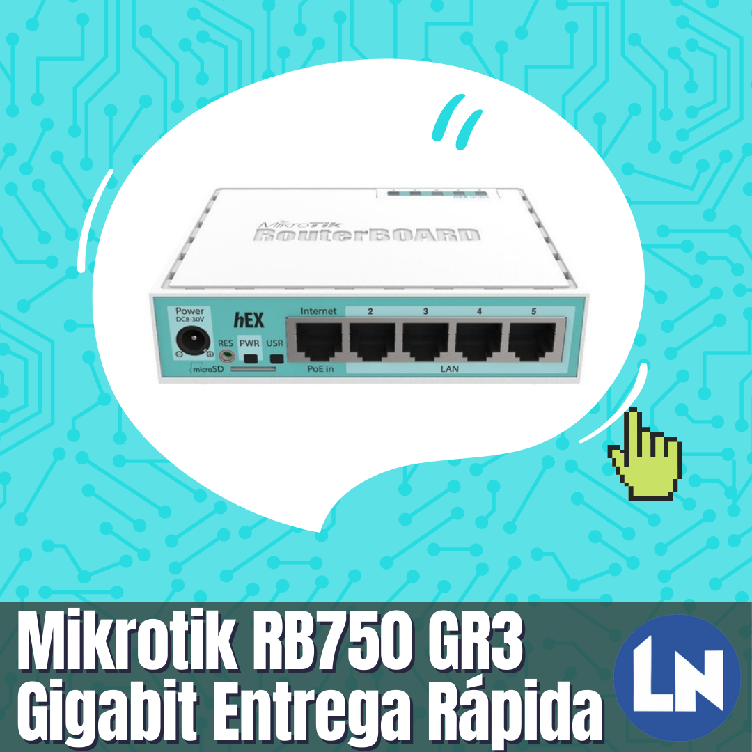 Mikrotik RB750 GR3  Gigabit [Entrega Rápida]