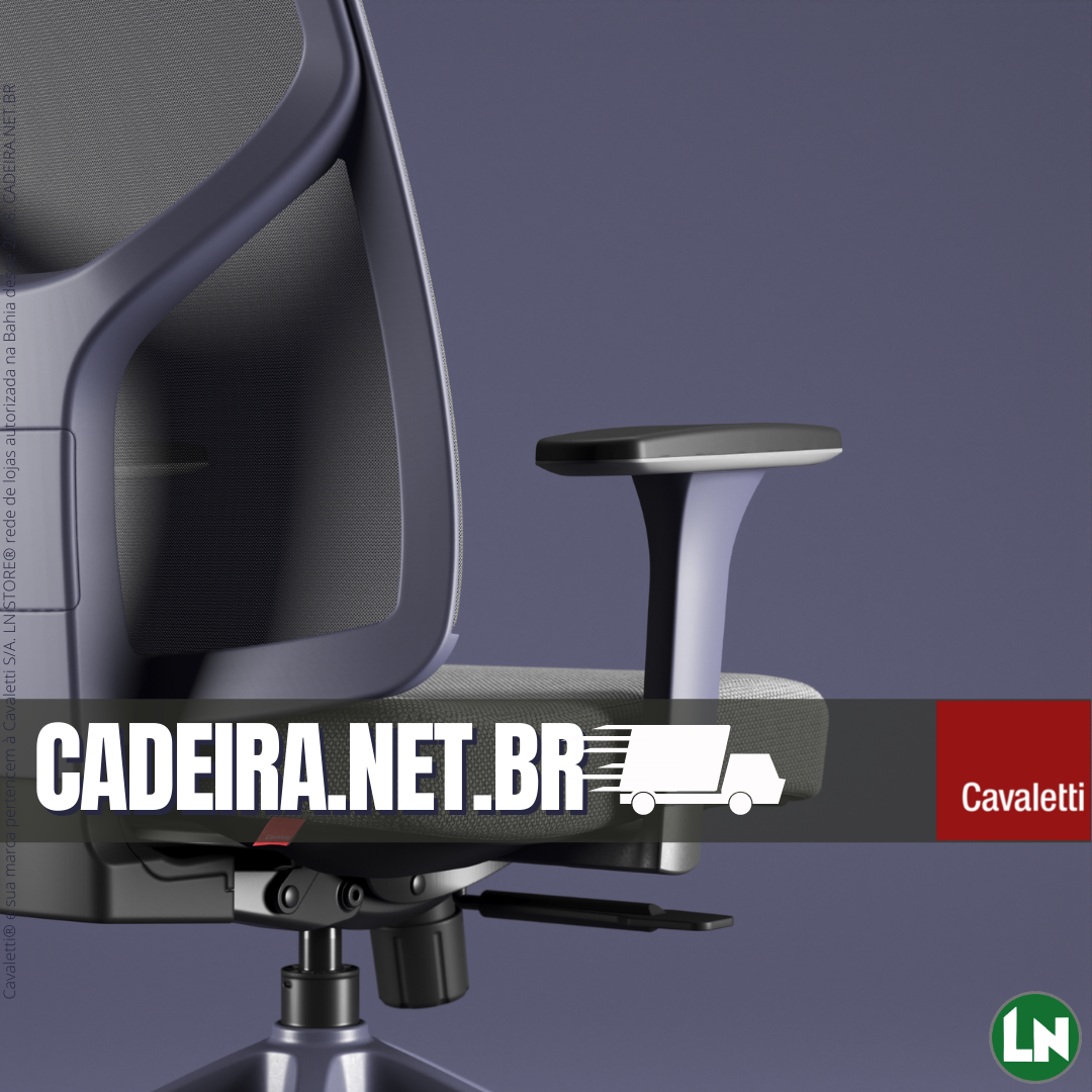 Cavaletti Yon Azul Profundo Cadeira Home-Office - LN STORE