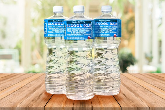 Álcool 92,8 º INPM 1L